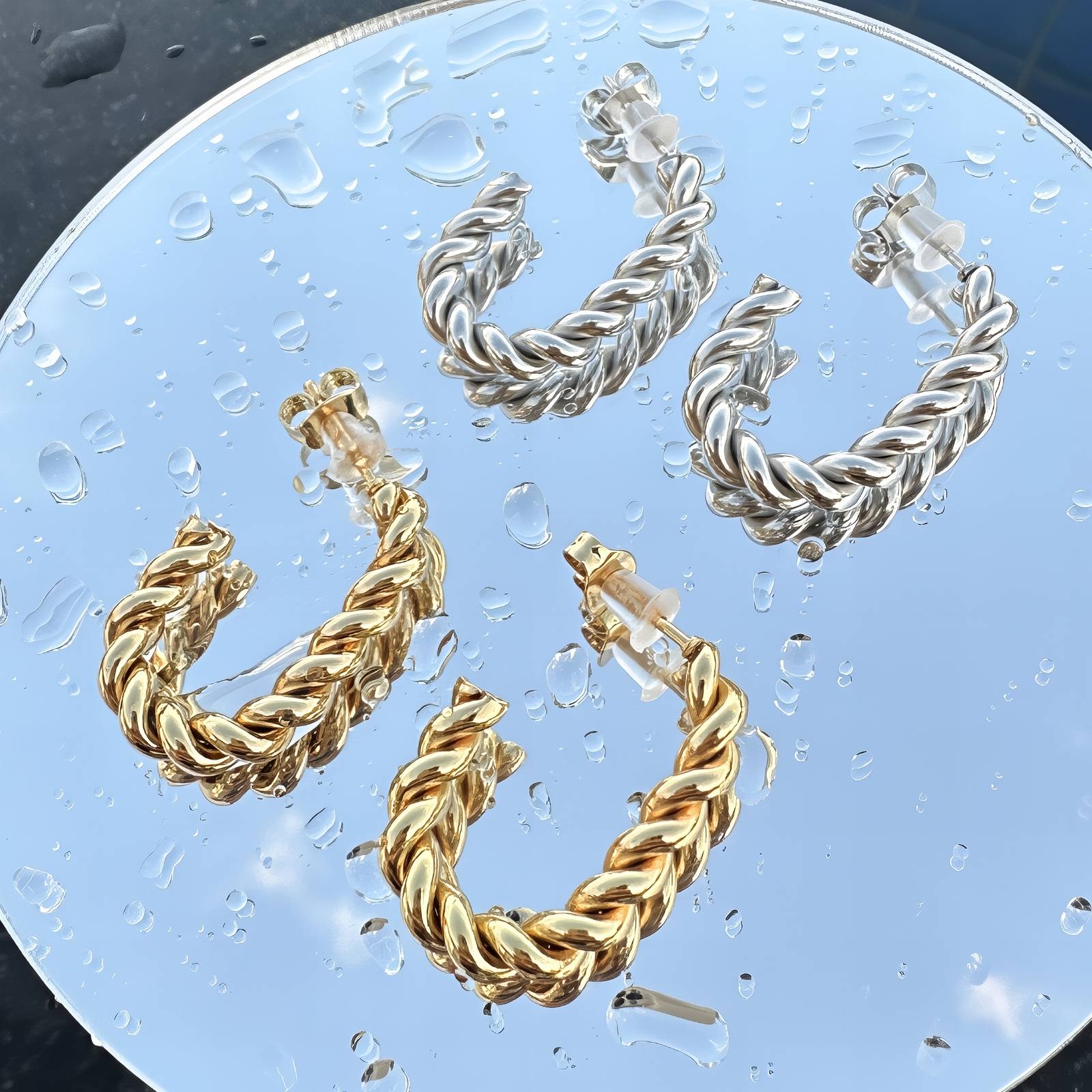 Earrings, Stainless Steel