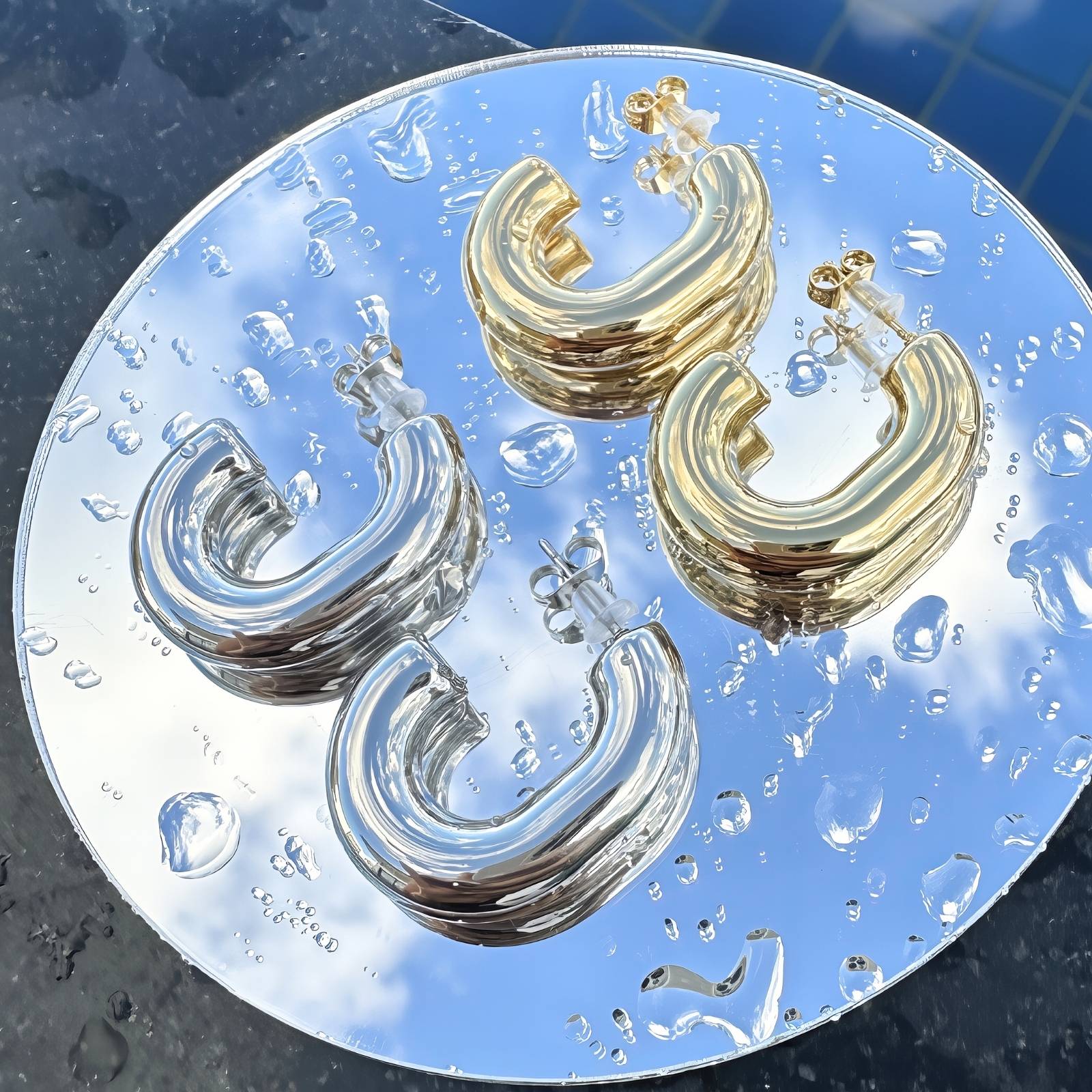 Earrings, Stainless Steel