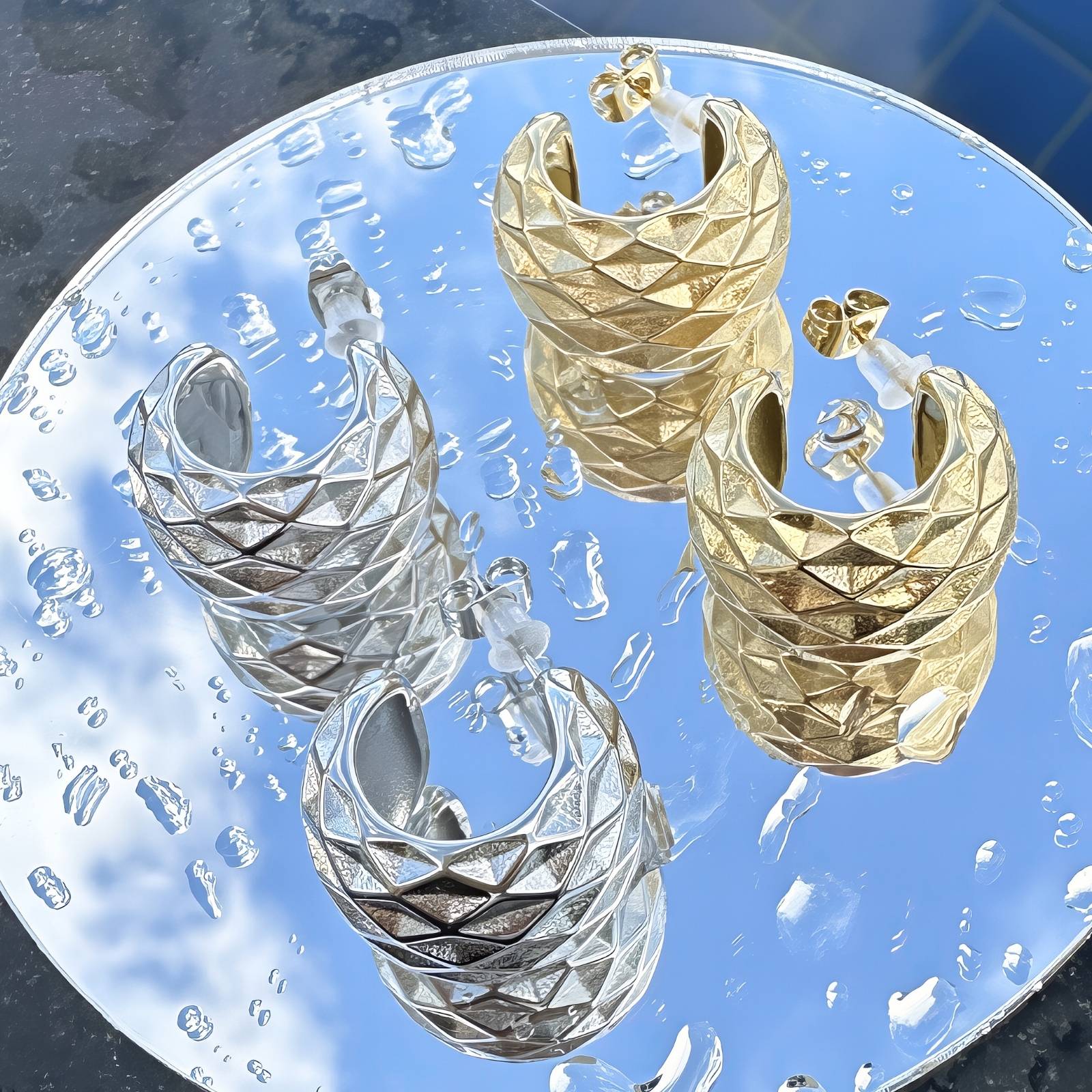 Earrings, Stainless Steel