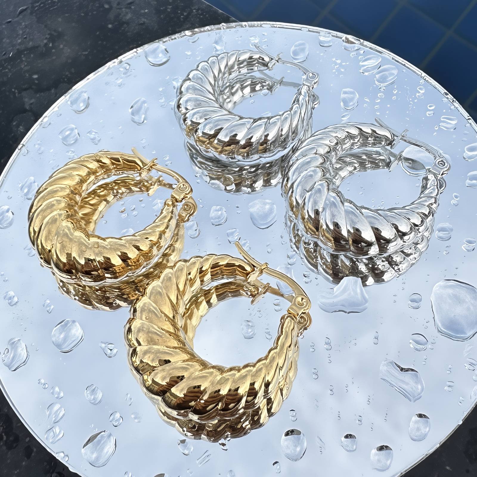 Earrings, Stainless Steel