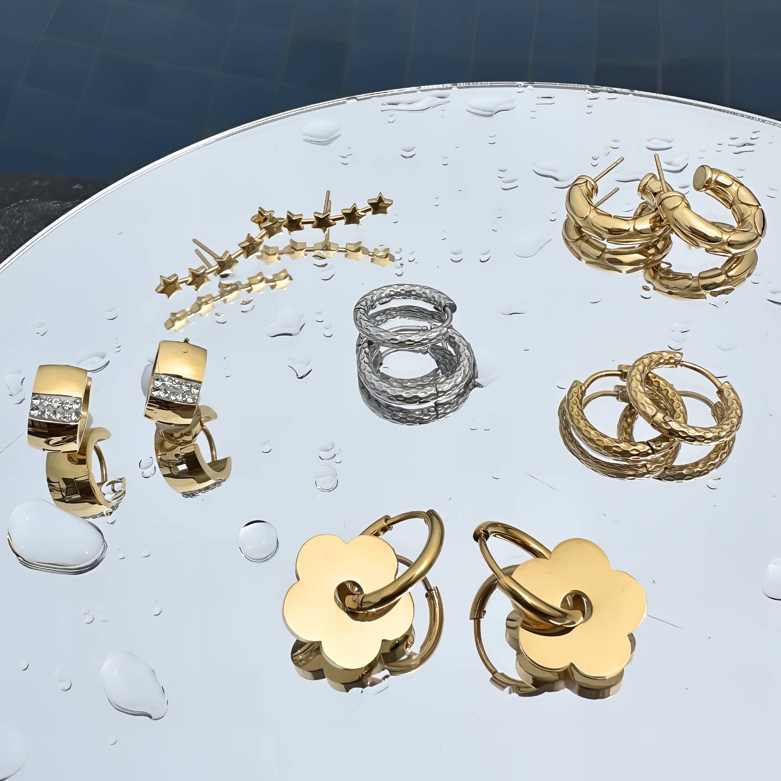 Earrings, Stainless Steel