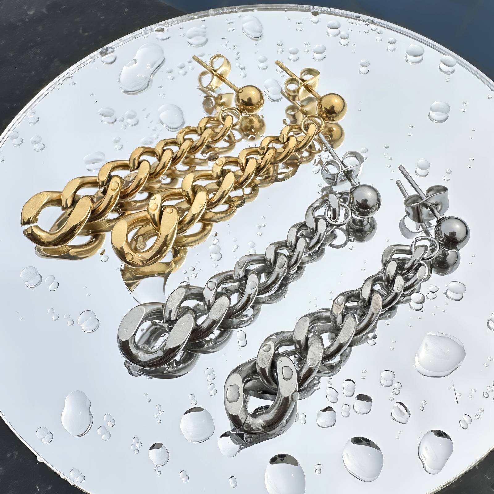 Earrings, Stainless Steel