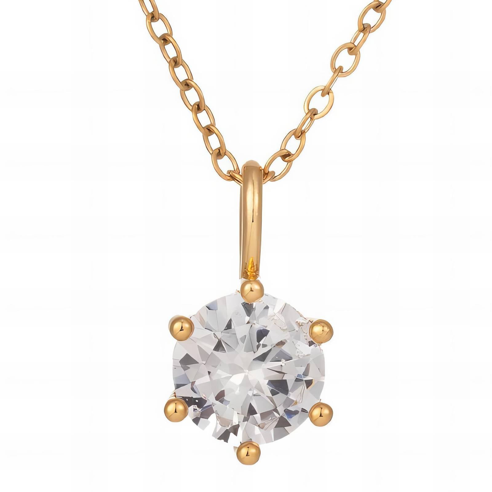 Necklace, 18K Gold Plated Steel