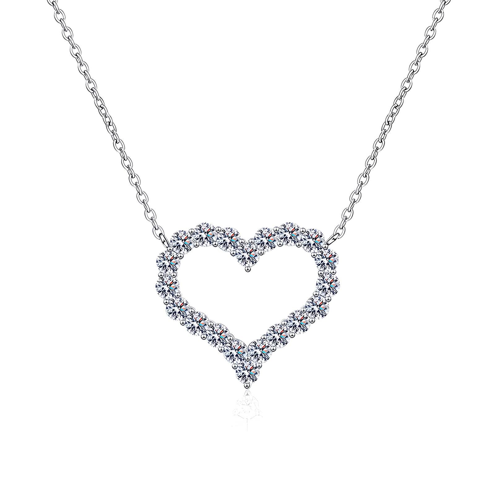 Heart Necklace, Stainless Steel