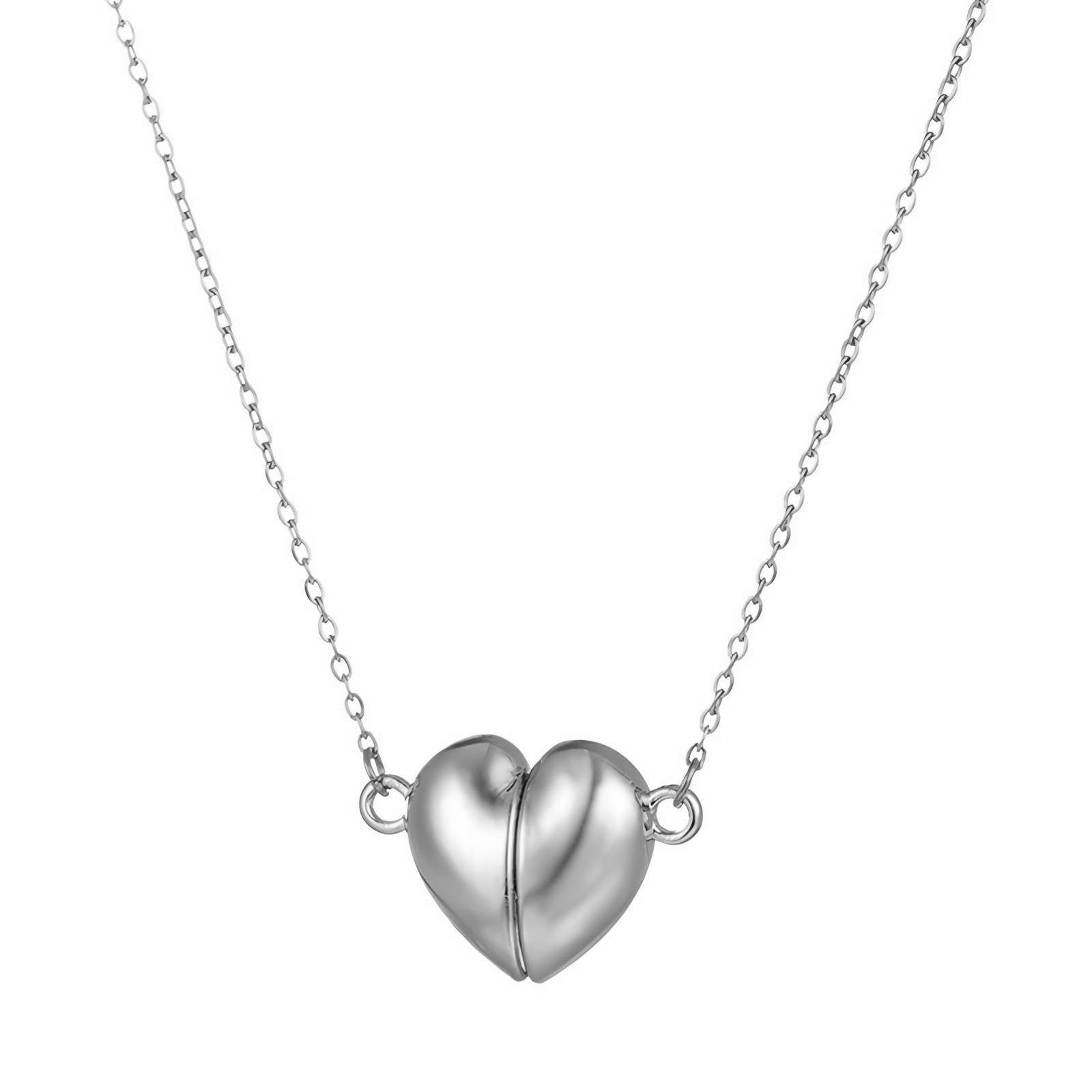 Heart Necklace, Stainless Steel