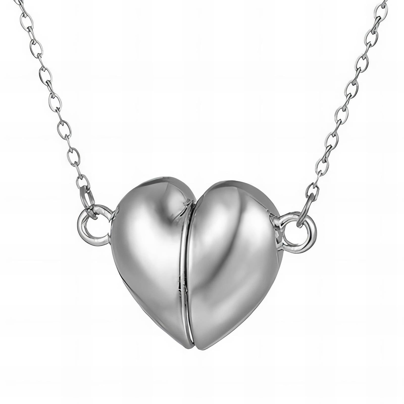 Heart Necklace, Stainless Steel