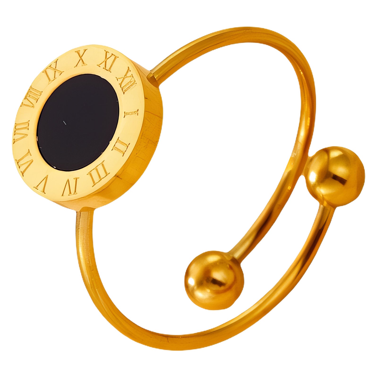 Ring, 18K Gold Plated Steel