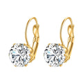 Earrings, 18K Gold Plated Steel