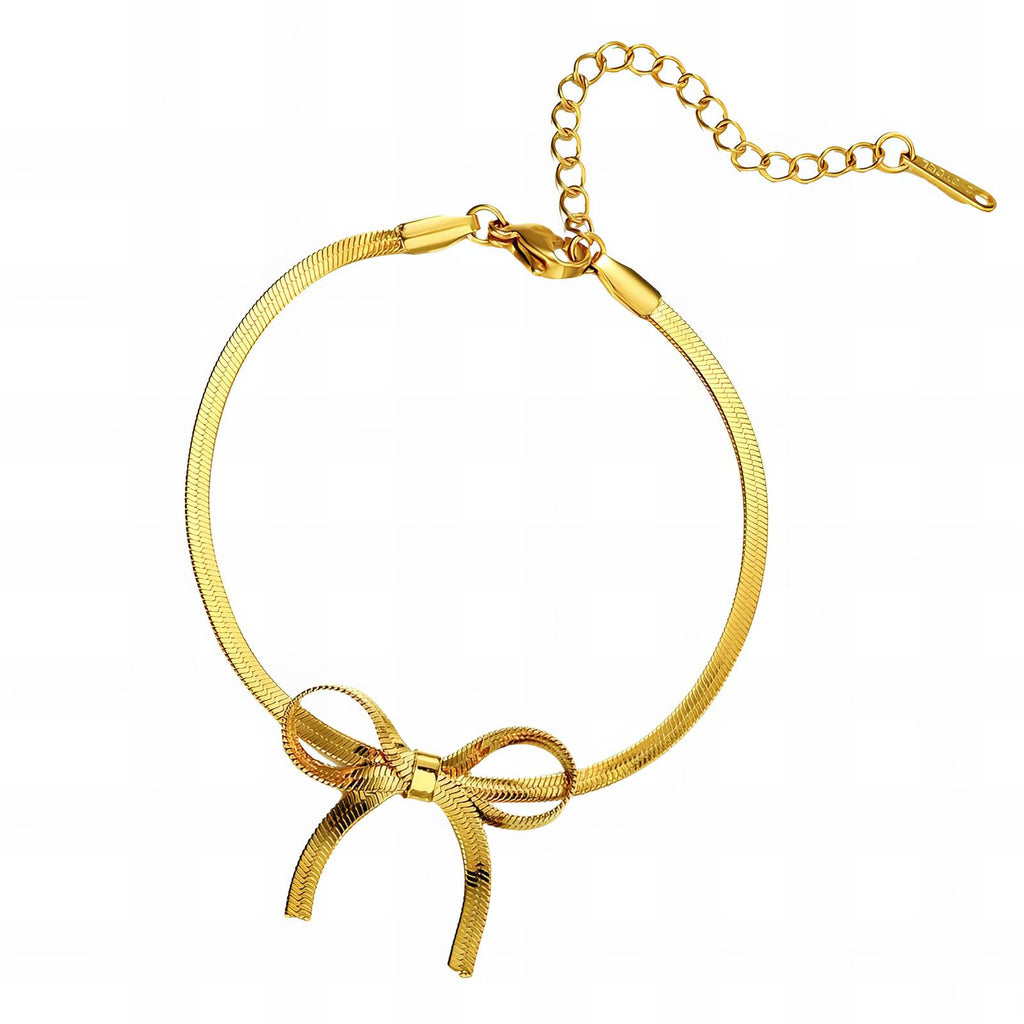 Bracelet, 18K Gold Plated Steel