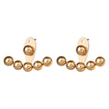 Earrings, 18K Gold Plated Steel